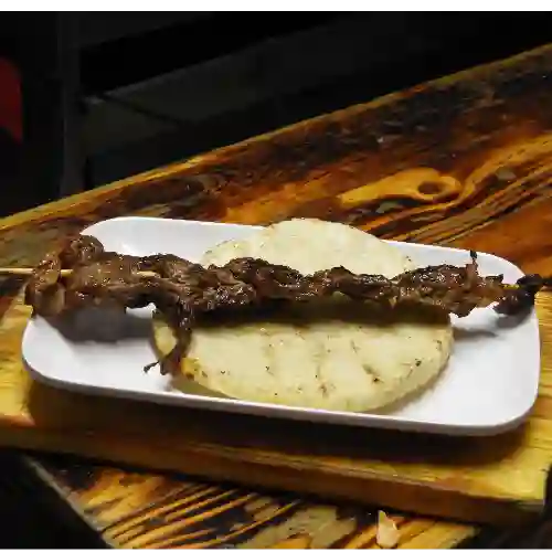 Pincho de Carne con Queso