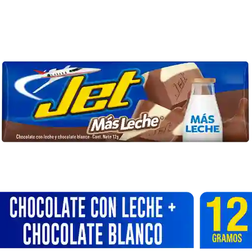 Jet Chocolatina Leche y Calcio Chocolate Blanco