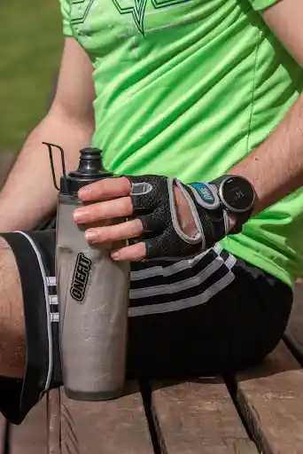 Guante Para Gym Negro y Gris Talla M