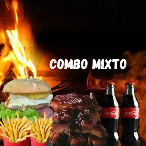 Hamburguesa+ Papas+ Costillas+ Coca Cola