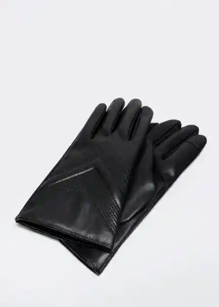 Guantes Tania Negro Talla S Mujer Mango