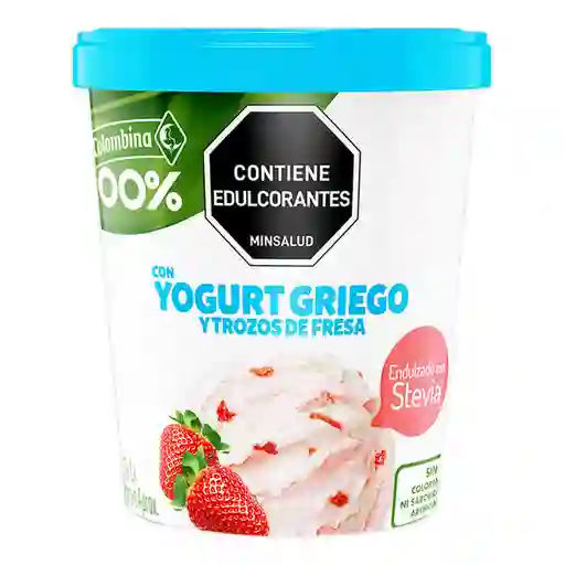 Colombina Helado Yogurt Natural Con Fresa