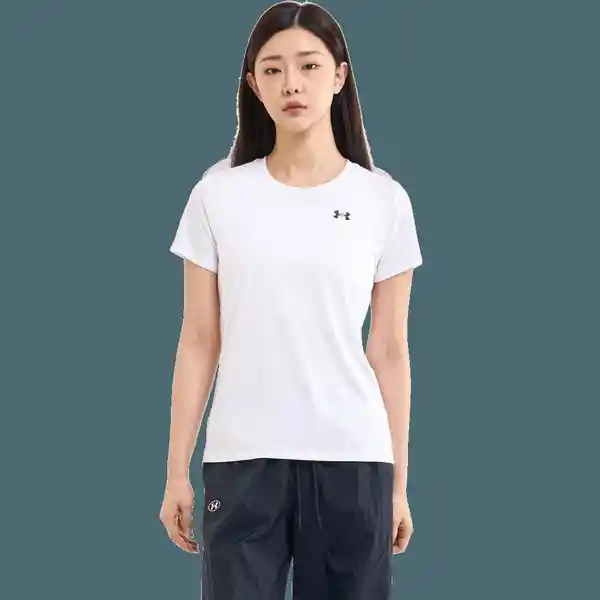 Under Armour Camiseta Tech C Solid Mujer Blanco SM 1384231-100