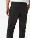 Pantalón Racing Sweat Masculino Negro Sombrio Talla 36 Chevignon