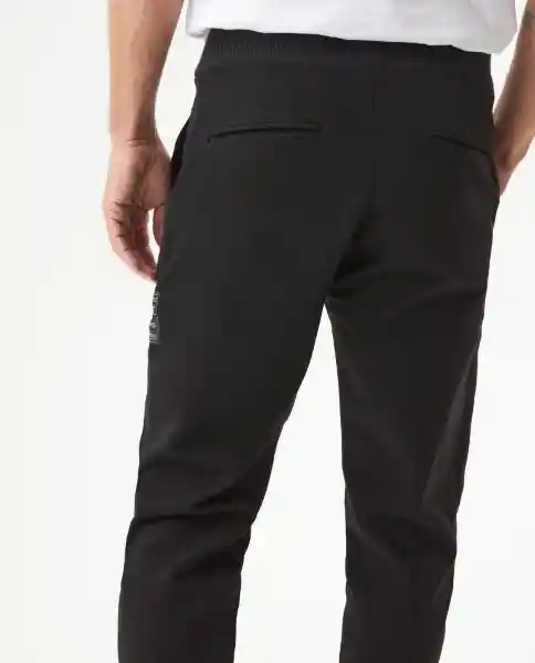 Pantalón Racing Sweat Masculino Negro Sombrio Talla 36 Chevignon