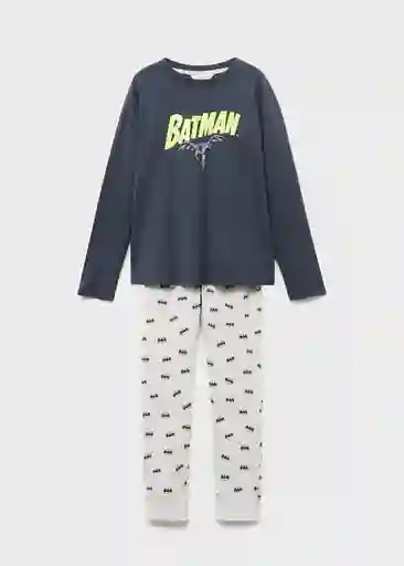 Pijama Pack Batmanpy Gris Medio Vigore Talla 10 Niños Mango