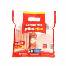 Piko Riko Combomortadela 250 G + Salchichon 250 G & Gratis Salchicha 250 G