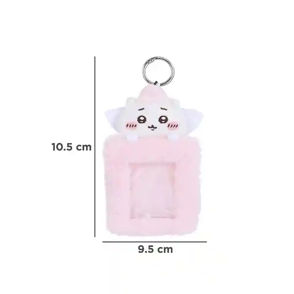 Portadocumentos Serie Chiikawa Plush Elf Rosa Claro Miniso
