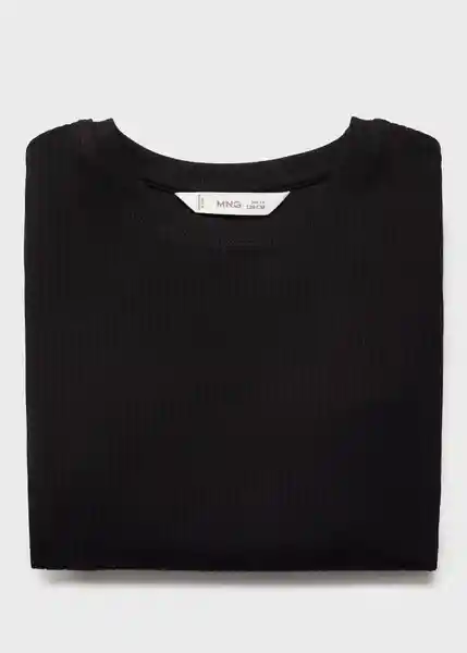 Camiseta Sport Negro Talla 12 Niñas Mango