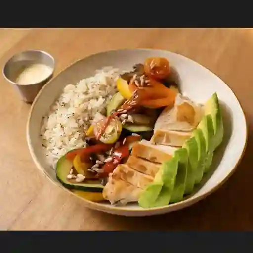 Bowl saludable con pollo