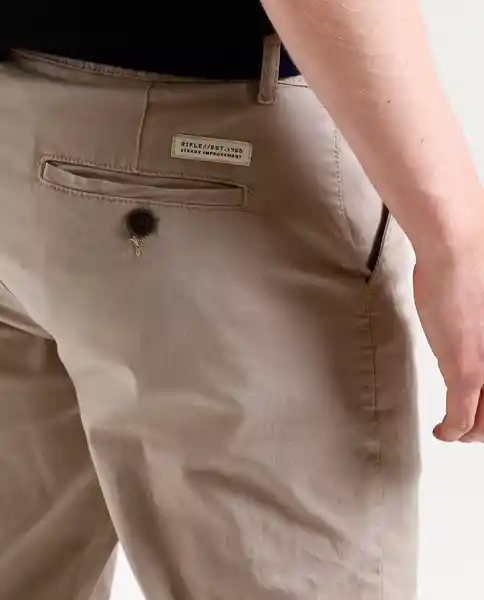 Pantalón Beige Bone Talla 34 163e003 Rifle
