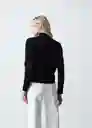 Tejido Mujer Negro Puro Ultraoscuro Talla S 083G066 Naf Naf