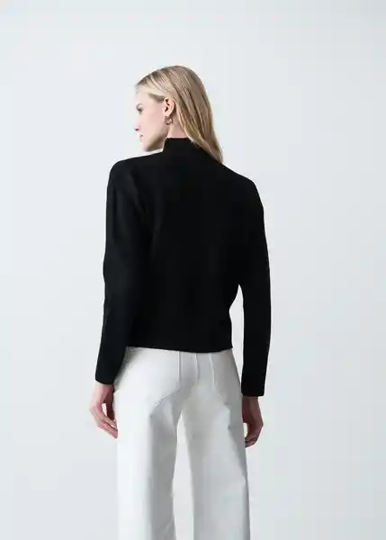 Tejido Mujer Negro Puro Ultraoscuro Talla S 083G066 Naf Naf