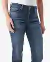 Jean High Cosmo Femenino Azul Francés Medio Talla 6 Chevignon