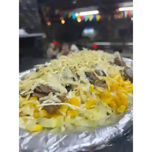 Mazorcas con Pollo Al Carbón