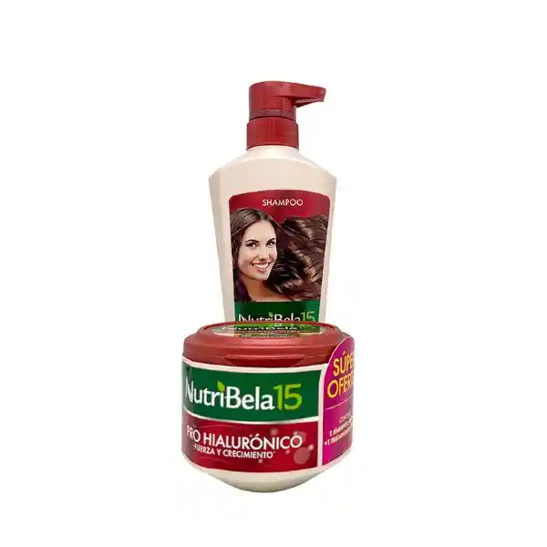 Nutribela  Kit Shampoo + Tratamiento Pro Hialurónico