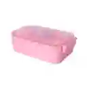 Contenedor Para Alimentos de Serie Mis Pastelitos Rosa Miniso