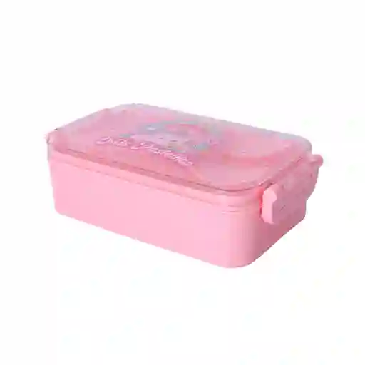 Contenedor Para Alimentos de Serie Mis Pastelitos Rosa Miniso