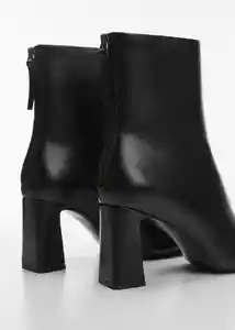 Botines Limo Negro Talla 39 Mujer Mango