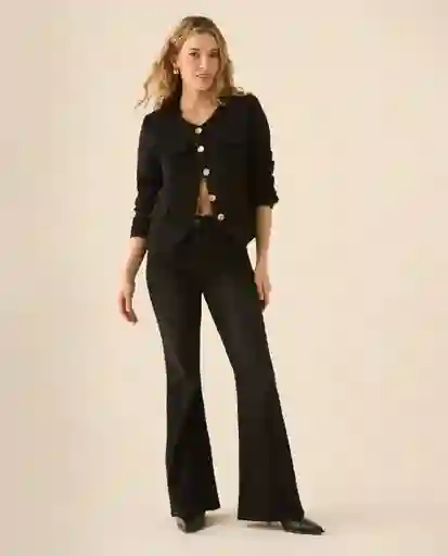 Jean Negro Puro Ultraoscuro Talla 12 473G003 Esprit
