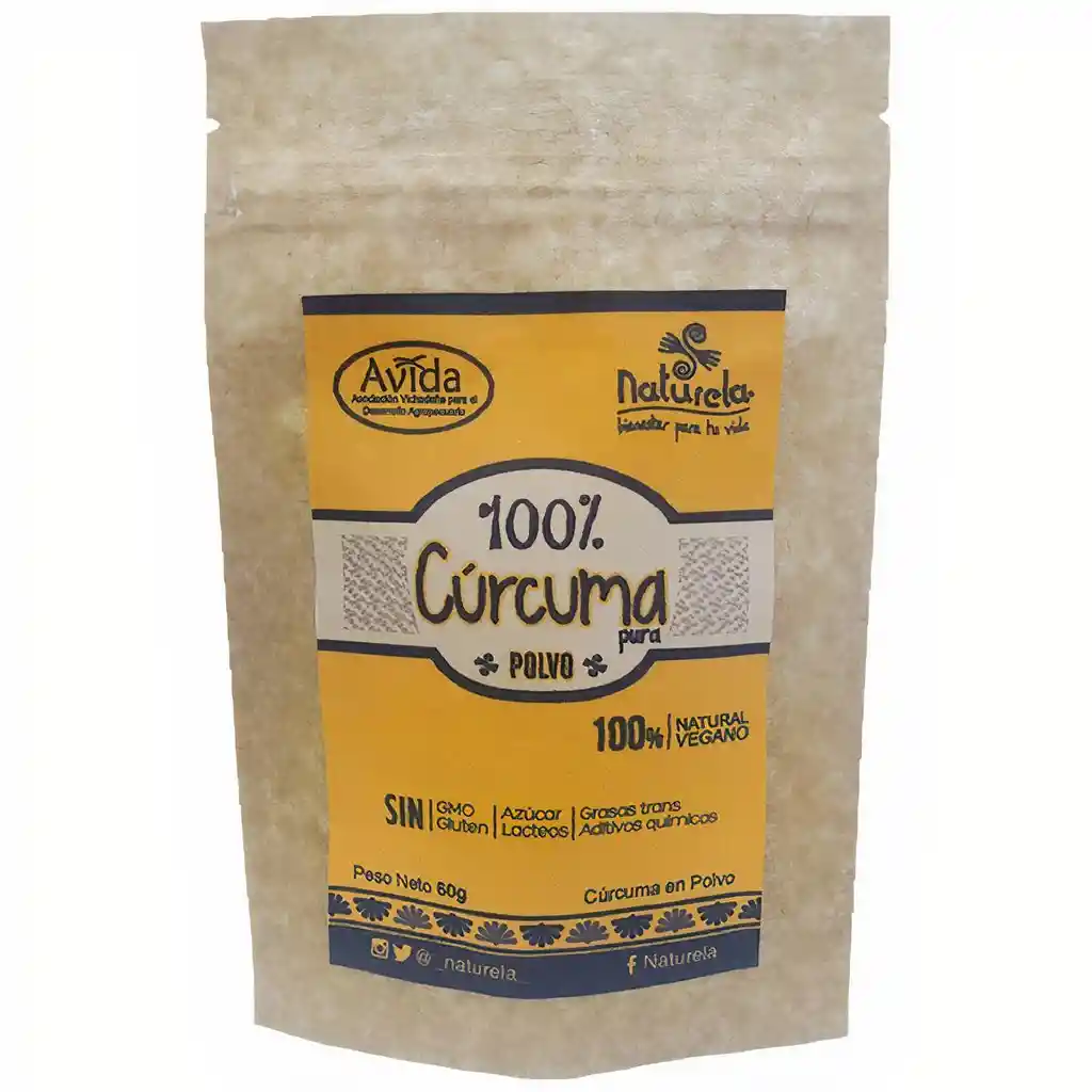 Naturela Curcuma En Polvo Bolsa X 60g