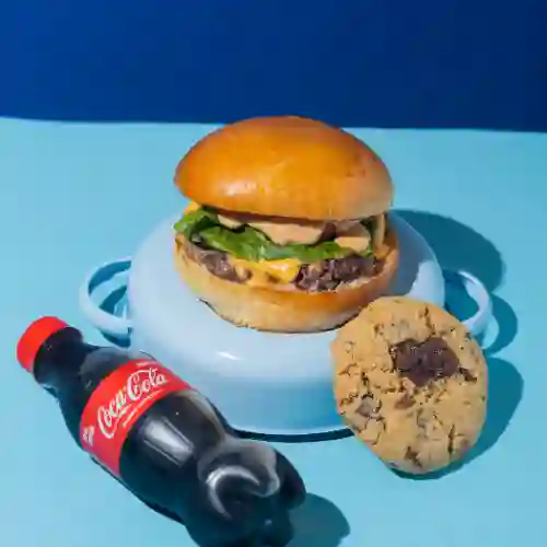 Double Burger, Cookie & Coke