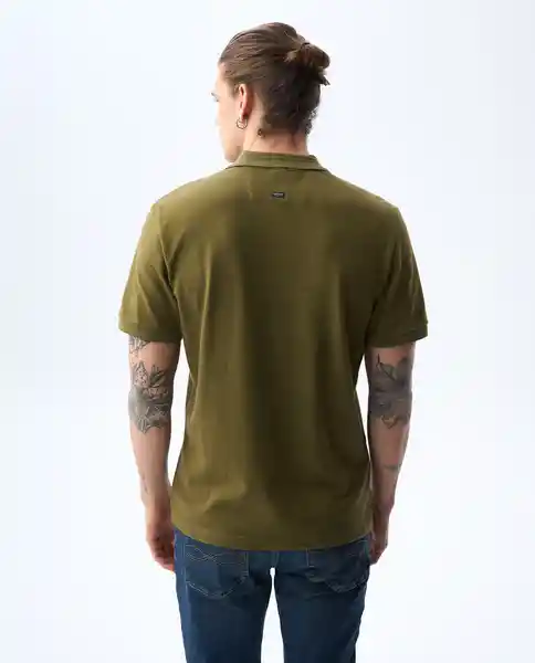 Camiseta Hombre Verde Talla M 801G008_VER180527 Americanino