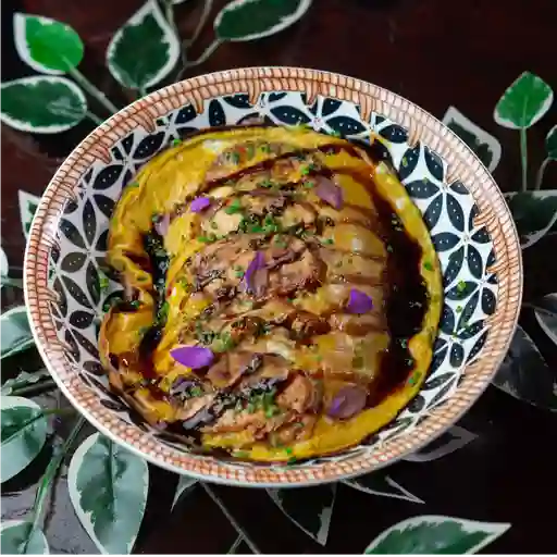 Katsudon de pollo