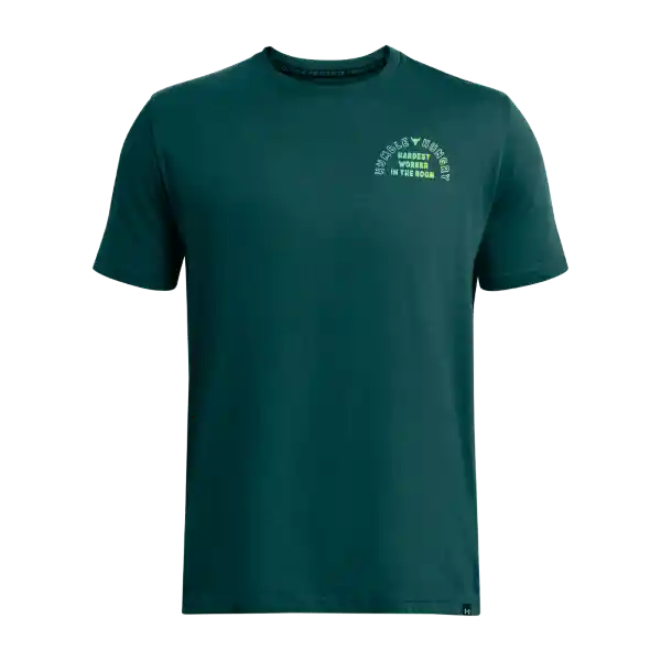 Under Armour Camiseta H&H Graphc Hombre Verde Talla XL