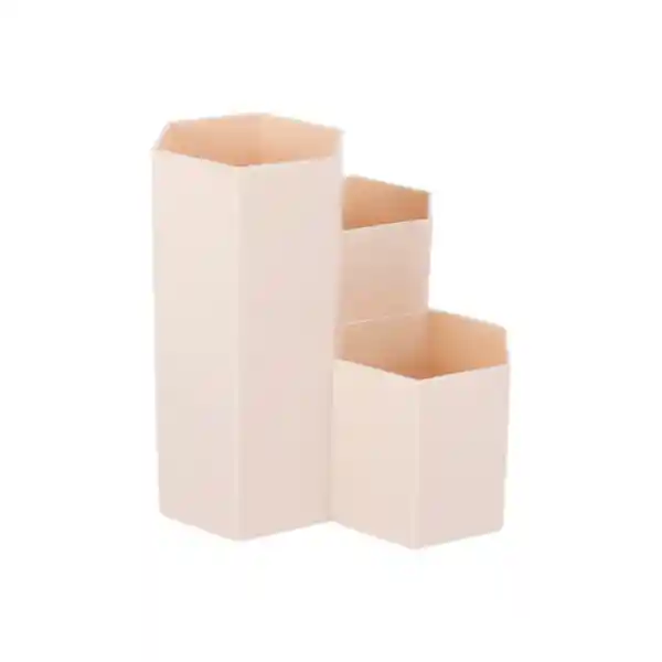 Portalápiz de 3 Ranuras Mori Girl Beige Miniso