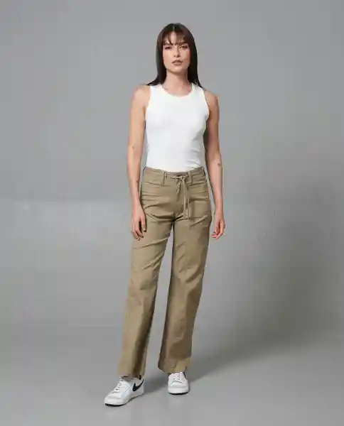 Pantalón Mujer Beige Talla 8 263G008_BEI141108 Rifle