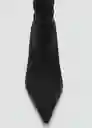 Botines Close Negro Talla 39 Mujer Mango