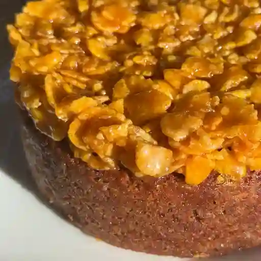Brownie mediano de caramelo crocante