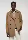 Abrigo Tinof Camel Talla XXL Hombre Mango