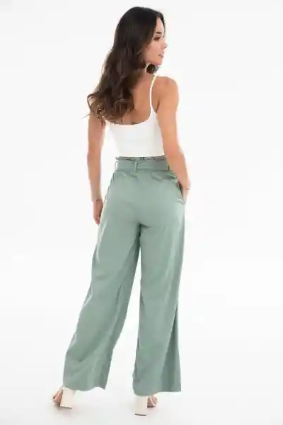 Ragged Pantalón Swan Color Verde Salvia Talla 10