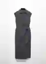 Vestido Anna Negro Talla S Mujer Mango