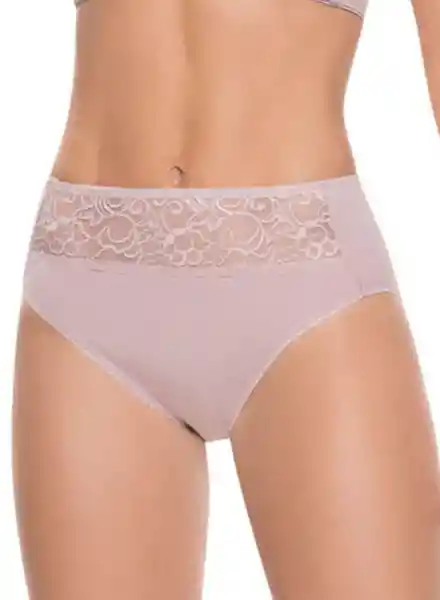 St Rina Panty Mujer Mora Con Encaje Talla M