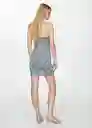 Vestido Queen Azul Talla XL Mujer Mango