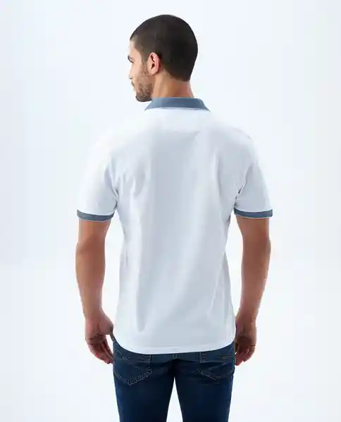 Camiseta Hombre Blanco Talla L 809f012 Americanino