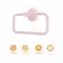 Toallero Para Baño Rectangular Rosa Miniso