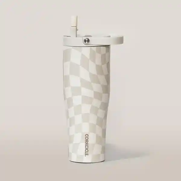 Corkcicle Vaso go Cup Wavy Blanco XL 30 oz