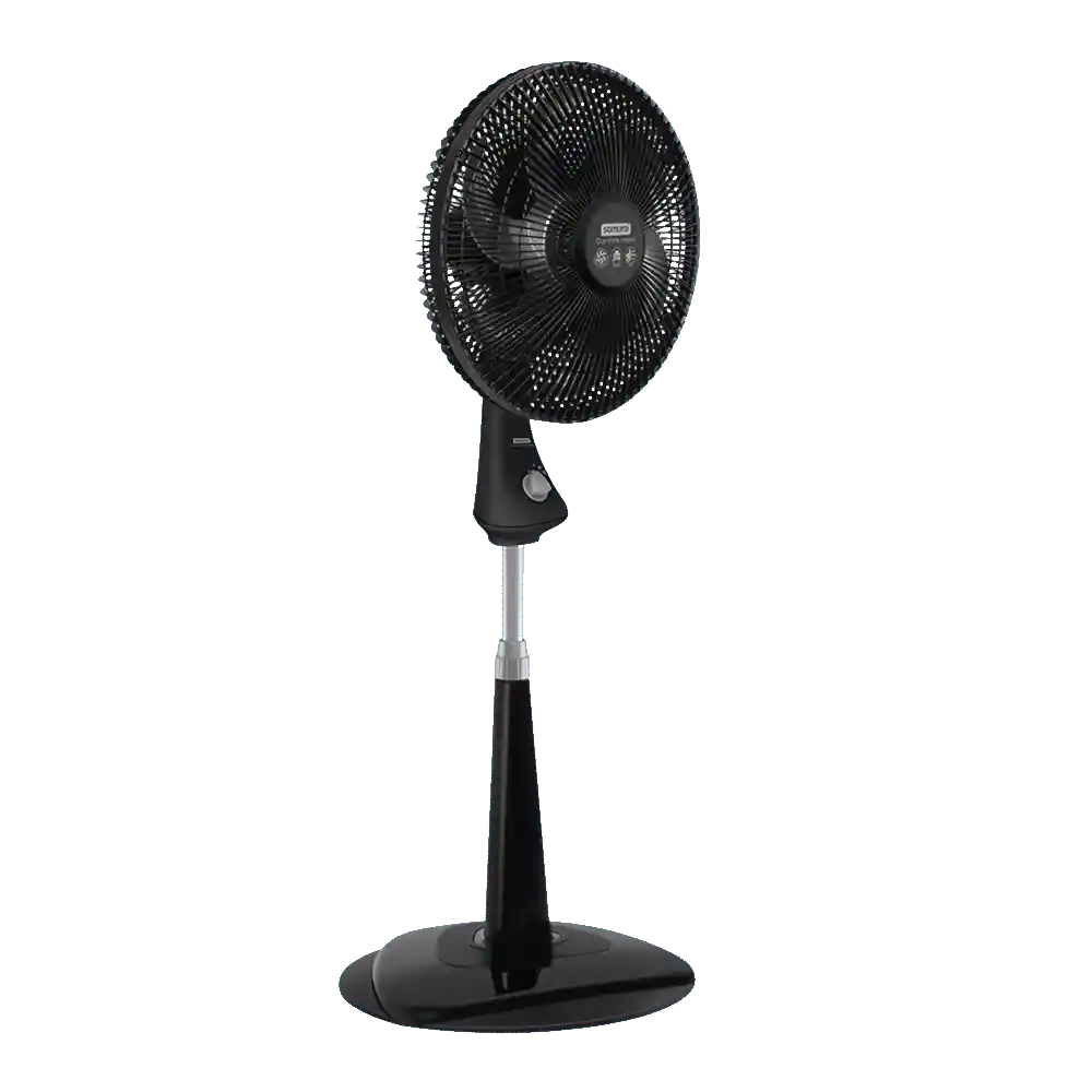 Ventilador Samurai Comfort Maxx 2 en 1 Pared / Pedestal 16" Negro