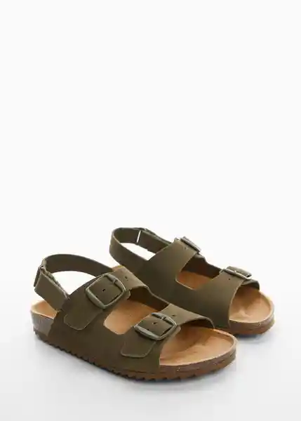 Sandalias Carlo Khaki Talla 28 Niños Mango