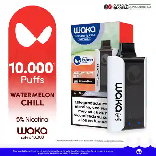 WAKA Vape SoPro 10.000 Watermelon Chill-5% 10.000 puff