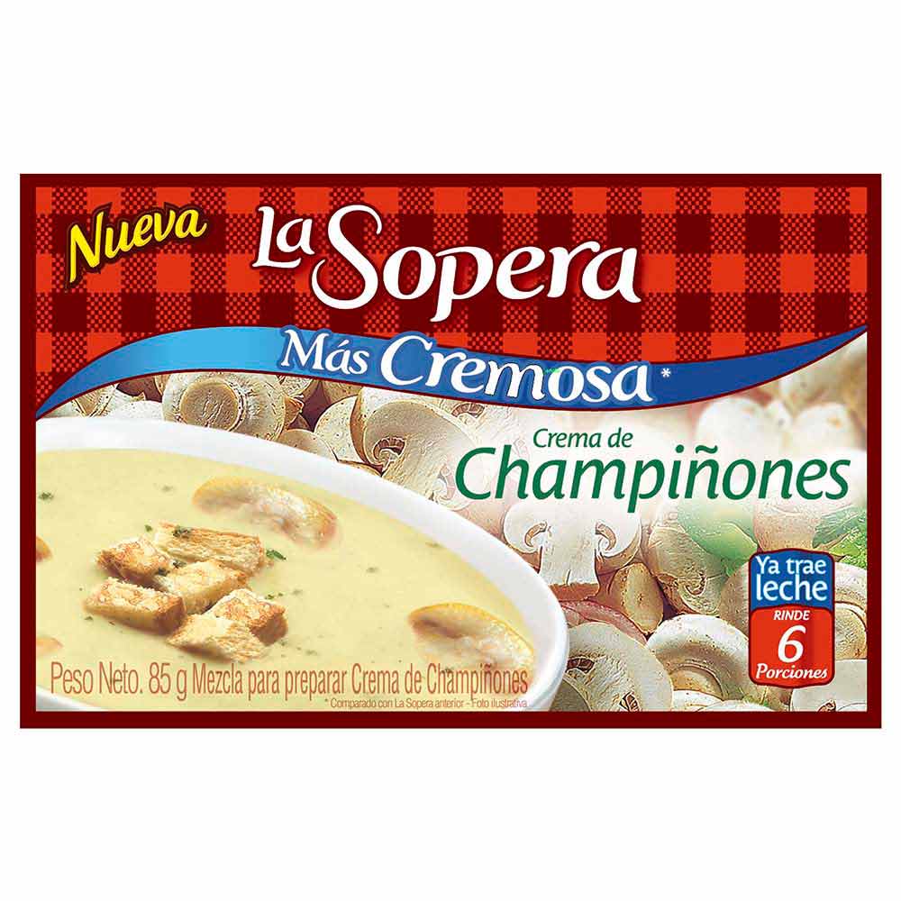 La Sopera Crema de Champiñones 85 g