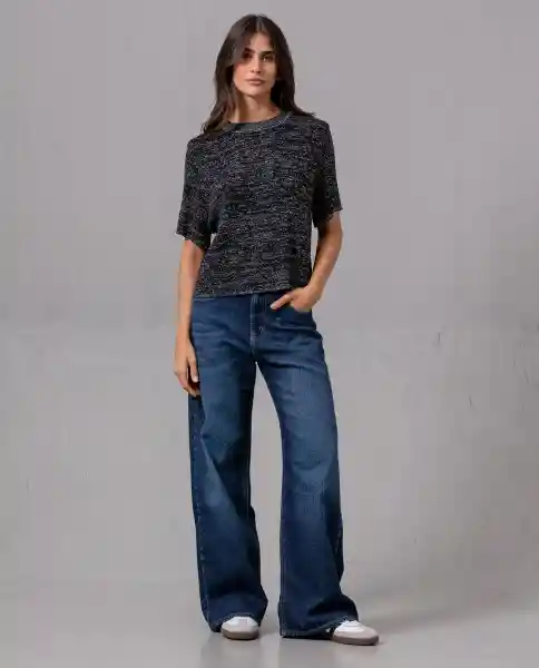 Buzo Mujer Negro Noche Ultraoscuro Talla M 75219 Rifle