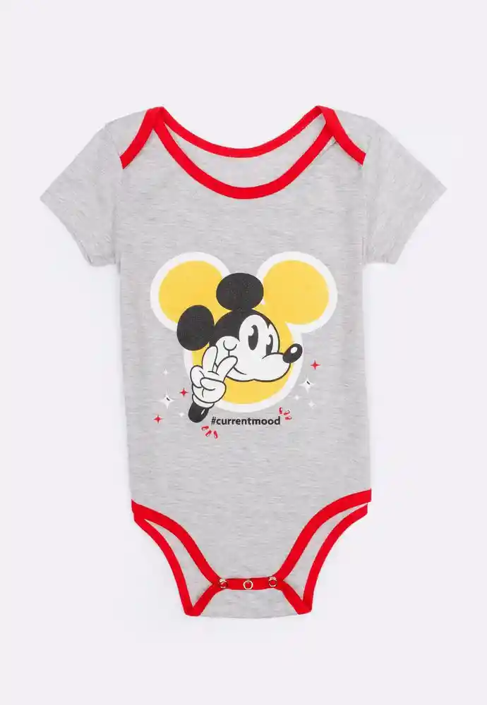 Body Manga Corta Bebito People Mickey Mouse 65581