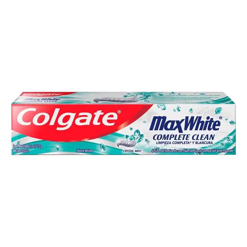 Colgate Pasta Dental Max White Complete Clean Crystal 100 Ml