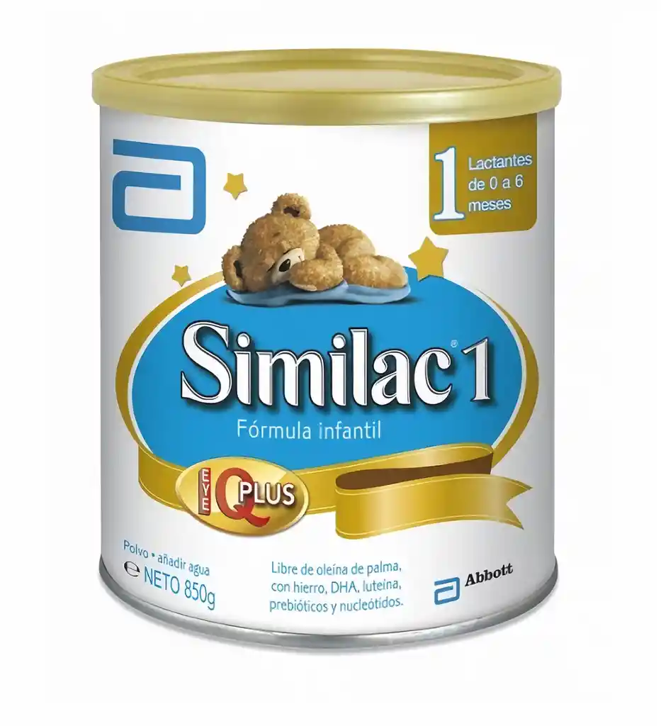 Similac 1 Fórmula Láctea Infantil en Polvo Iq Plus