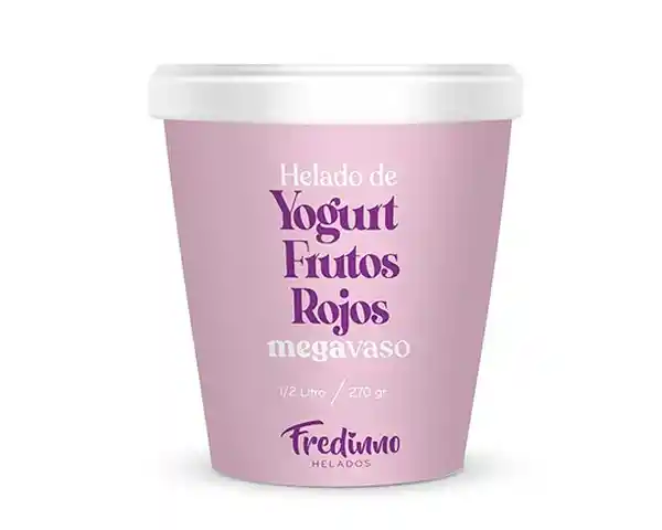 Fredinno Helado Yogurt Frutos Rojos